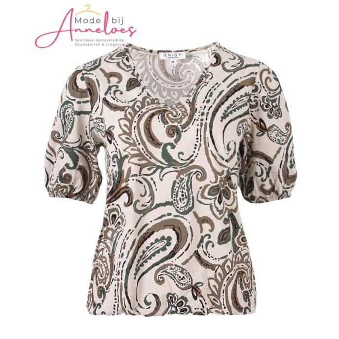 Enjoy Blouson paisley print 183672 Bottle